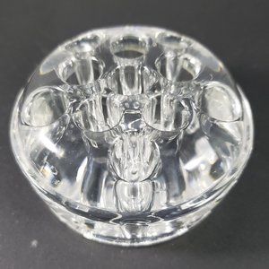 11 Hole Glass Flower Frog 3" Diameter